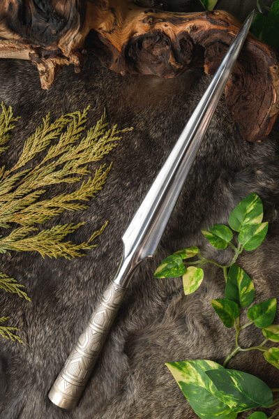 Viking Werfen Speer, verzierter Sockel - Celtic Webmerchant