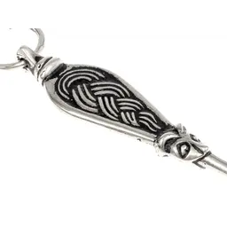 Cucchiaio per orecchie vichingo Adelsö, bronzo argentato - Celtic Webmerchant