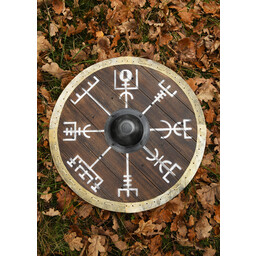 Vikingasköld Vegvisir med råhud - Celtic Webmerchant