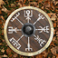 Vikingasköld Vegvisir med råhud - Celtic Webmerchant