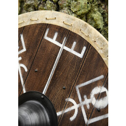 Scudo vichingo Vegvisir con pelle grezza - Celtic Webmerchant