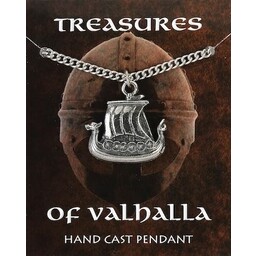 Halskæde Viking drakkar - Celtic Webmerchant