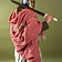 Ulfberth 100% uldtæppe/kappe, sildeben, rust - Celtic Webmerchant