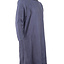 Medieval tunic Sigeric, herringbone pattern, blue - Celtic Webmerchant