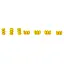 Viking glass bead Gotland, set of 5 - Celtic Webmerchant
