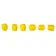 Perle en verre viking Birka, lot de 3, jaune - Celtic Webmerchant