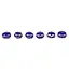 Wikinger-Glasperle Ribe, 3er-Set - Celtic Webmerchant