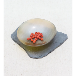 Rode glaskraal, set van 10 - Celtic Webmerchant