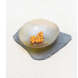Perle di vetro arancioni, set da 10 - Celtic Webmerchant