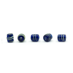 Viking glaskraal Birka, set van 5, blauw - Celtic Webmerchant