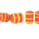 Perle di vetro vichinghe Birka, set di 5, rosse - Celtic Webmerchant