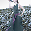 Gudindekjole Aphrodite, naturgrøn - Celtic Webmerchant