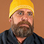 Wollen Viking muts Ulf, geel - Celtic Webmerchant