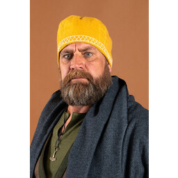 Wollen Viking muts Ulf, geel - Celtic Webmerchant