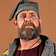 Mytholon Viking muts Toki, grijs, wol - Celtic Webmerchant