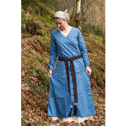 Mittelalterliches Unterkleid Aldith, blau - Celtic Webmerchant