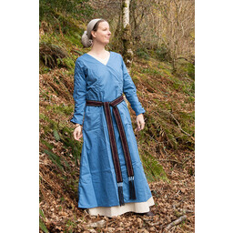 Mittelalterliches Unterkleid Aldith, blau - Celtic Webmerchant