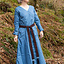 Mittelalterliches Unterkleid Aldith, blau - Celtic Webmerchant