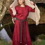 Viking dress Helga, linen, red - Celtic Webmerchant