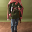 Tunique Viking en lin Ragnar, vert - Celtic Webmerchant