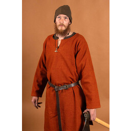 Diamant twill tunika, 100% uld, orange-rød - Celtic Webmerchant