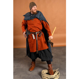 Diamant-Twill-Tunika, 100 % Wolle, orangerot - Celtic Webmerchant