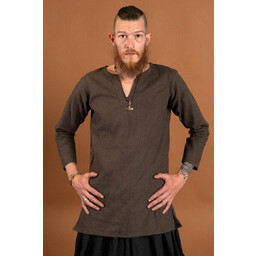 Viking tunika Tronde, brązowy - Celtic Webmerchant