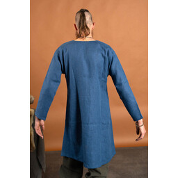 Tunika vichinga Eirik, lino, blu - Celtic Webmerchant