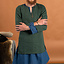 Tunika vichinga Eirik, lino, blu - Celtic Webmerchant