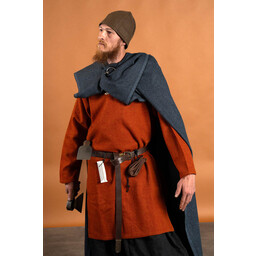 Diamant-Twill-Tunika, 100 % Wolle, orangerot - Celtic Webmerchant