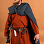 Diamant twill tunika, 100% ull, orange-röd - Celtic Webmerchant