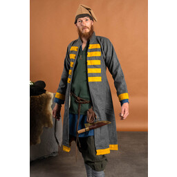 Rusvik Wikingermantel Bartosz, gelb/grau - Celtic Webmerchant
