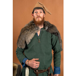 Czapka wikinga Toki, piaskowa, wełna - Celtic Webmerchant