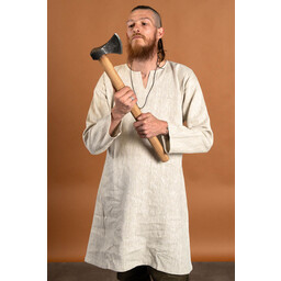 Viking tunika Eirik, hør, naturlig - Celtic Webmerchant