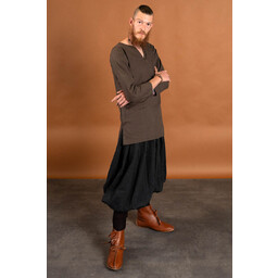 Spodnie Rusvik Viking Borys, wzór w jodełkę, czarno-szary - Celtic Webmerchant