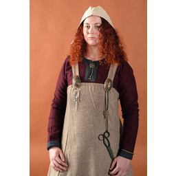 Vikingekjole i uld Siggi, vinrød - Celtic Webmerchant