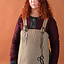Wool Viking Dress Siggi, Wine Red - Celtic Webmerchant