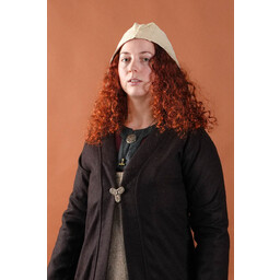 Manteau Birka Aslaug laine, marron - Celtic Webmerchant
