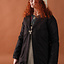 Birka cloak Aslaug wool, brown - Celtic Webmerchant