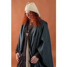 Birkamantel Aslaug wol bruin - Celtic Webmerchant