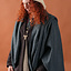 Birka cloak Aslaug wool, brown - Celtic Webmerchant
