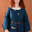 Mittelalterliches Gothic Kleid Iseult, blau - Celtic Webmerchant