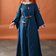 Mittelalterliches Gothic Kleid Iseult, blau - Celtic Webmerchant
