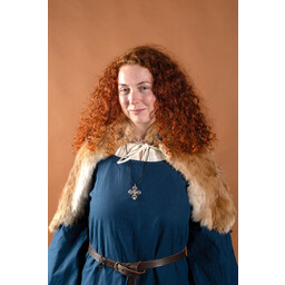 Mittelalterliches Gothic Kleid Iseult, blau - Celtic Webmerchant