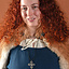 Mittelalterliches Gothic Kleid Iseult, blau - Celtic Webmerchant