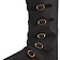 Ulfberth Bottes médiévales à boucles, noires - Celtic Webmerchant