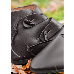 Viking shoes Jorvik, dark brown - Celtic Webmerchant