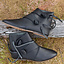 Zapatos vikingos Jorvik con clavos, negros - Celtic Webmerchant