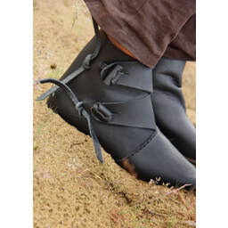 Zapatos vikingos Jorvik con clavos, negros - Celtic Webmerchant
