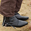 Zapatos vikingos Jorvik con clavos, negros - Celtic Webmerchant